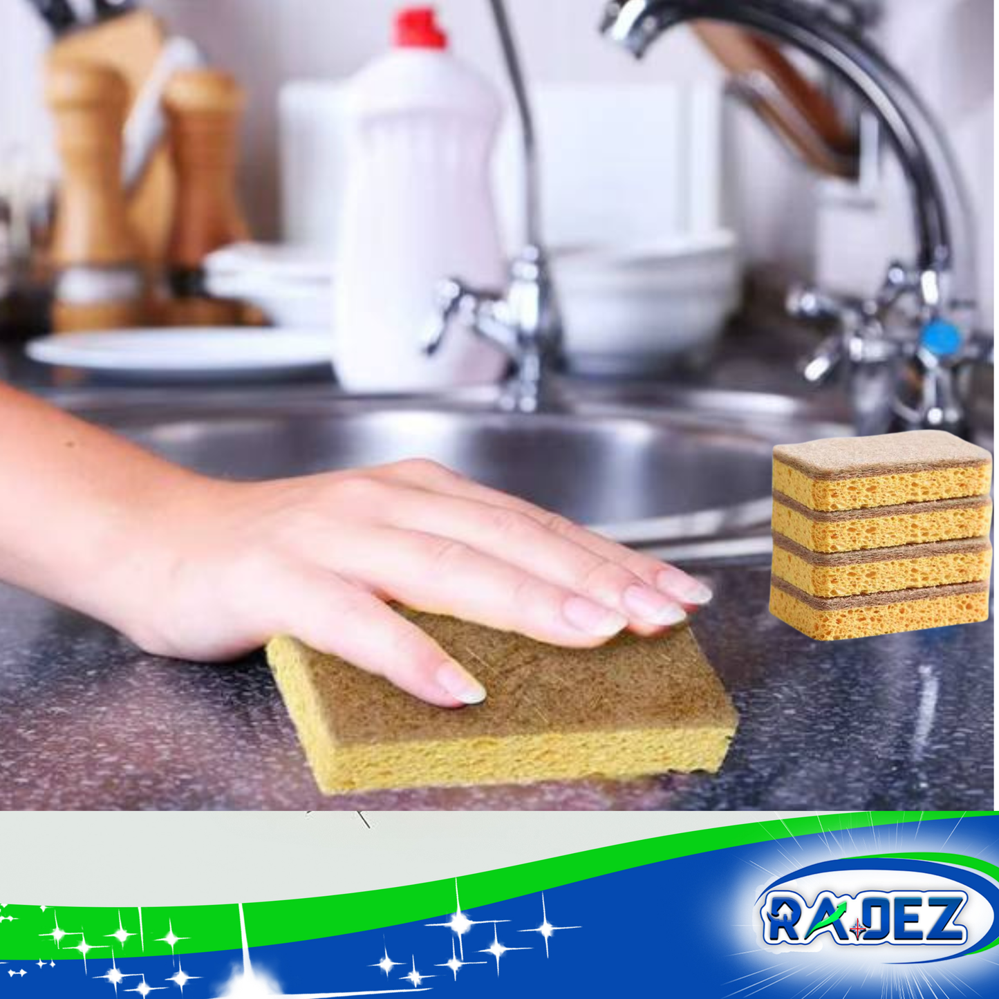 Eco coconut sponges 10 pack