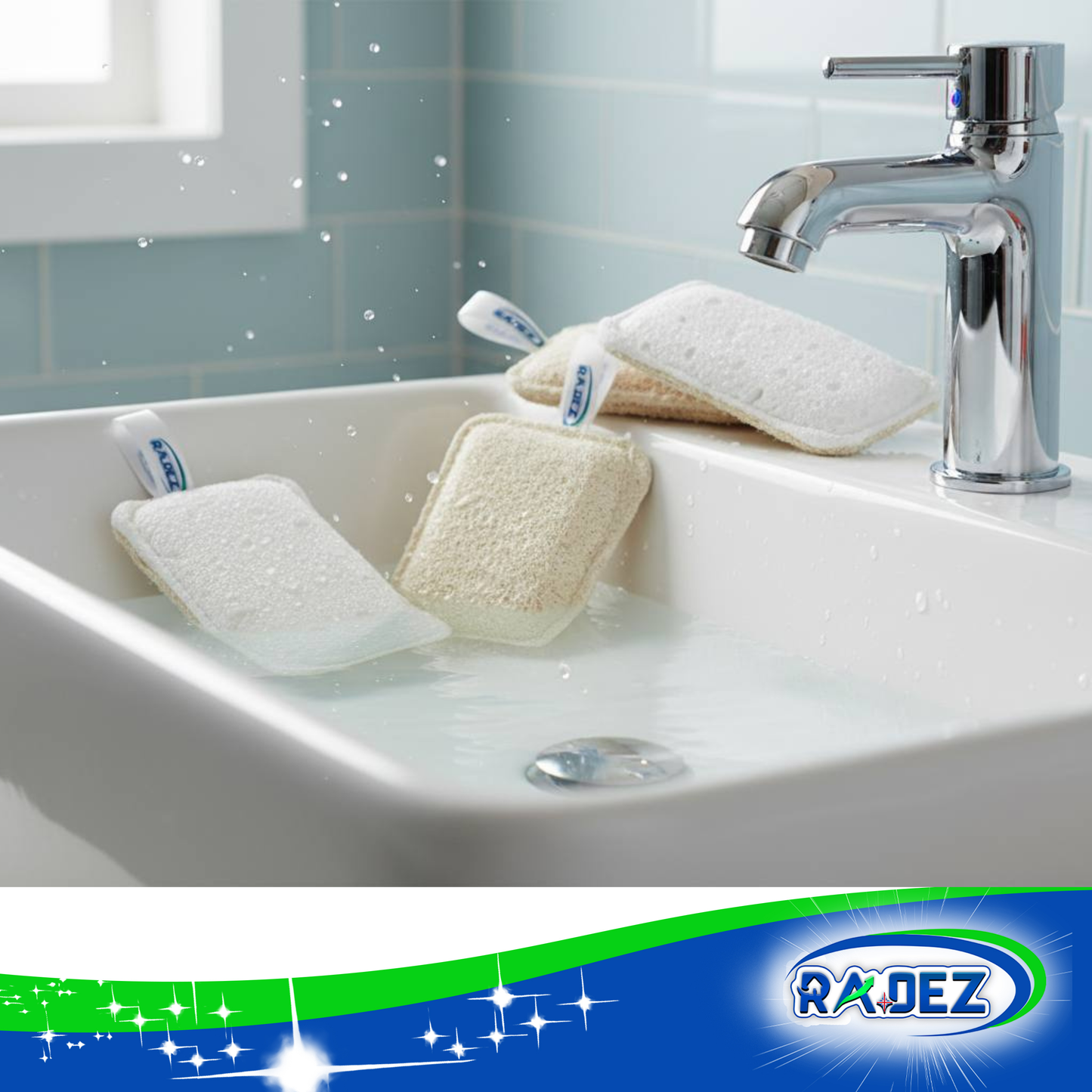 Eco loofah sponges 10 pack