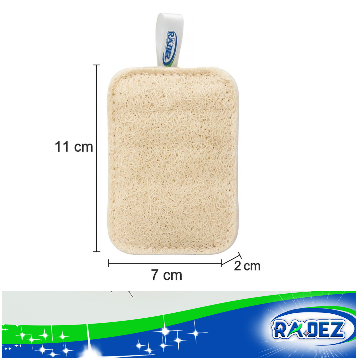 Eco loofah sponges 10 pack