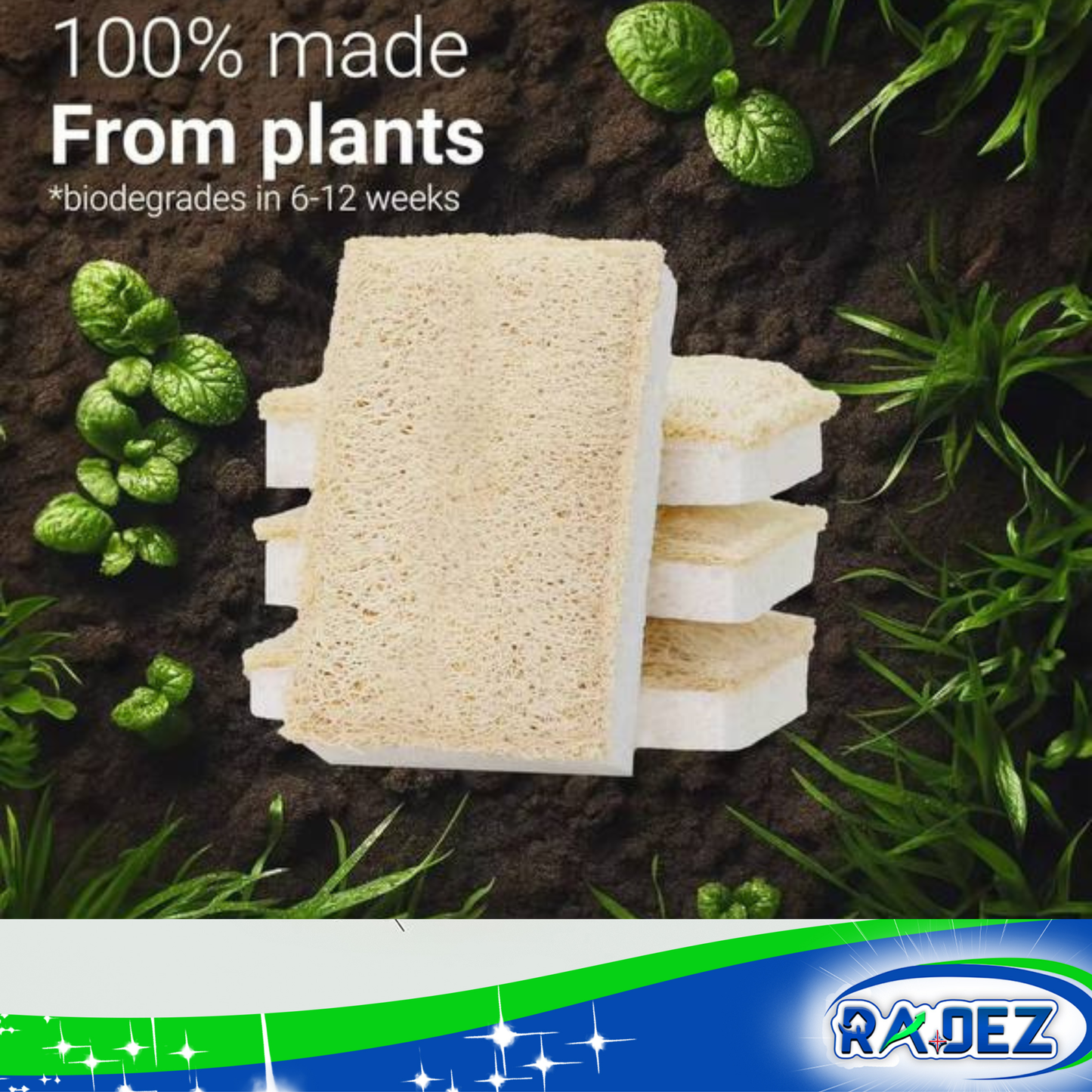 Eco loofah sponges 10 pack