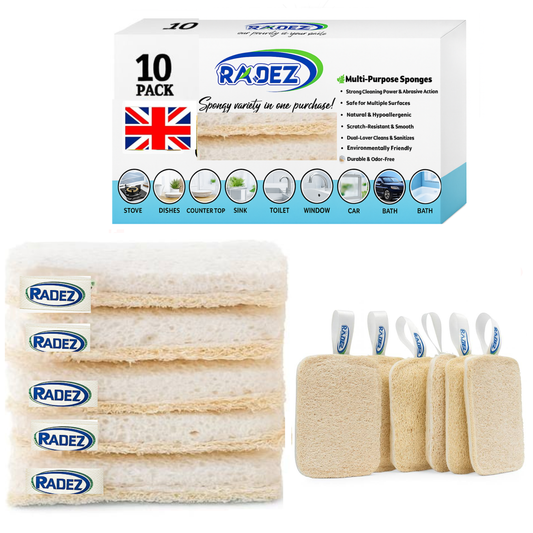 Eco loofah sponges 10 pack